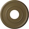 Ekena Millwork Bradford Ceiling Medallion (Canopies up to 6 5/8"), 12 1/2"OD x 3 7/8"ID x 3/4"P, Mississippi Mud CM12BRMMF - alternate 1